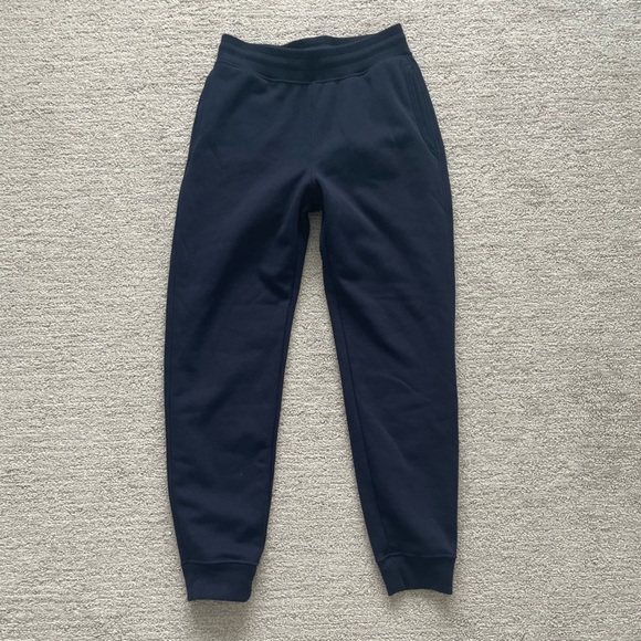Uniqlo Pants - Uniqlo Sweatpants Joggers High Waist Navy Blue Casual Winter Athleisure Minimal